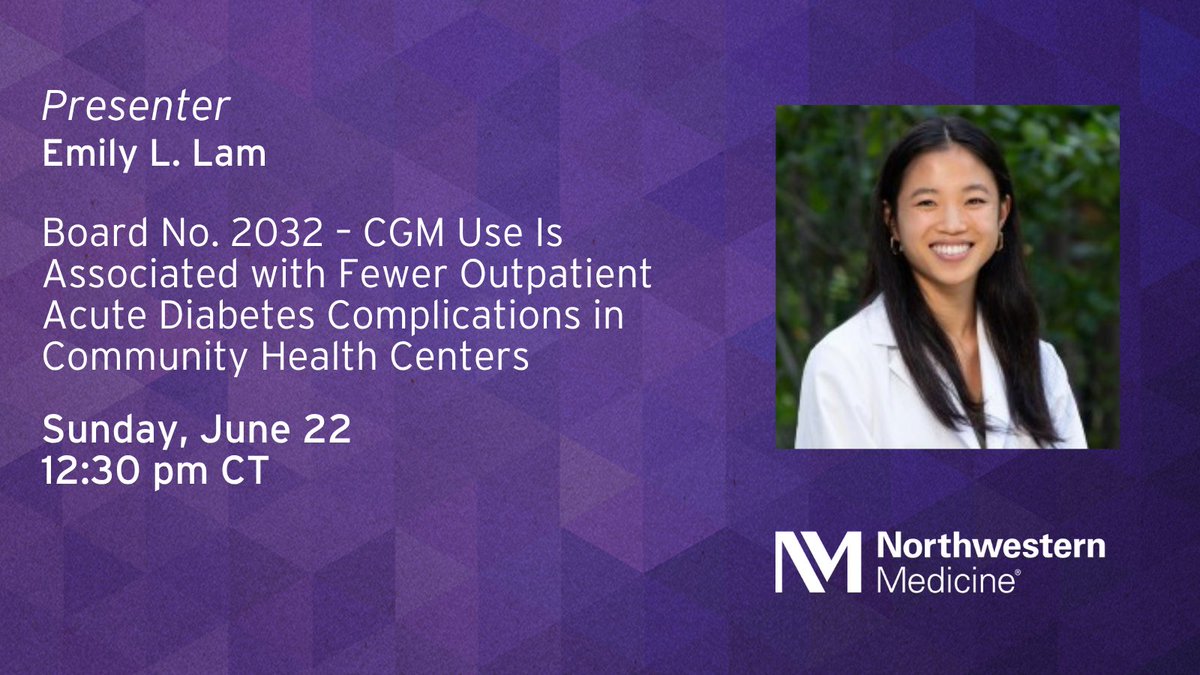NM Endocrinology (@nmendocrinology) on Twitter photo At #ADASciSessions, join Emily L. Lam, for her presentation, “CGM Use Is Associated with Fewer Outpatient Acute Diabetes Complications in Community Health Centers.” <a href="/ADA_DiabetesPro/">American Diabetes Association - DiabetesPro</a> #ADASciSessions #NMatADA. See the full schedule here: breakthroughsforphysicians.nm.org/endocrinology-… At #ADASciSessions, join Emily L. Lam, for her presentation, “CGM Use Is Associated with Fewer Outpatient Acute Diabetes Complications in Community Health Centers.” <a href="/ADA_DiabetesPro/">American Diabetes Association - DiabetesPro</a> #ADASciSessions #NMatADA. See the full schedule here: breakthroughsforphysicians.nm.org/endocrinology-…