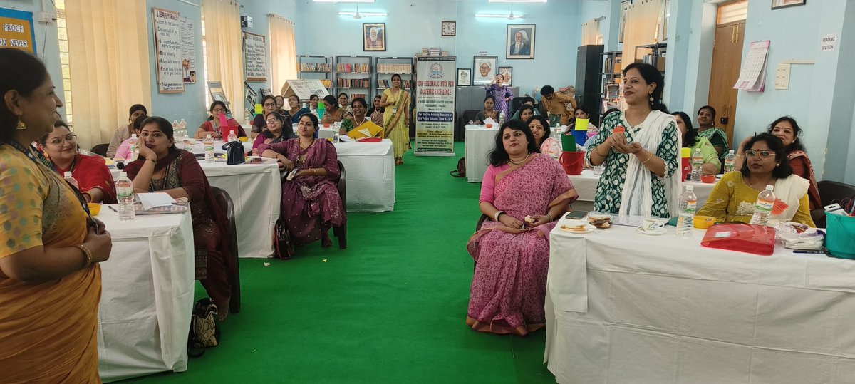DAVNUPPL's tweet photo. 📚 Day 1 of the 3-Day Learning Journey at DAV NUPPL began with a warm welcome by Mr. Anand Swaroop Saraswat, who emphasized the power of AI with experience in teaching.
Insightful sessions on NCF, play-based learning &amp; collaboration marked a powerful start! 🌟
  #TeacherTraining https://t.co/xCO6xtp8zW