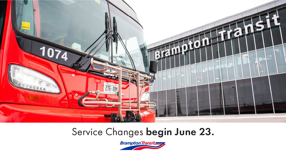 Attention riders! Starting tomorrow, service changes begin.  

Be sure to visit our website to stay updated with the service changes: ow.ly/ljaB50WeqLZ. 

If you need assistance, call 905-874-2999.