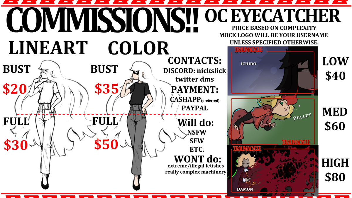 _Slick_Nick__'s tweet image. hashtag Dollarz4Drawz open indefinitely until it isnt!!!