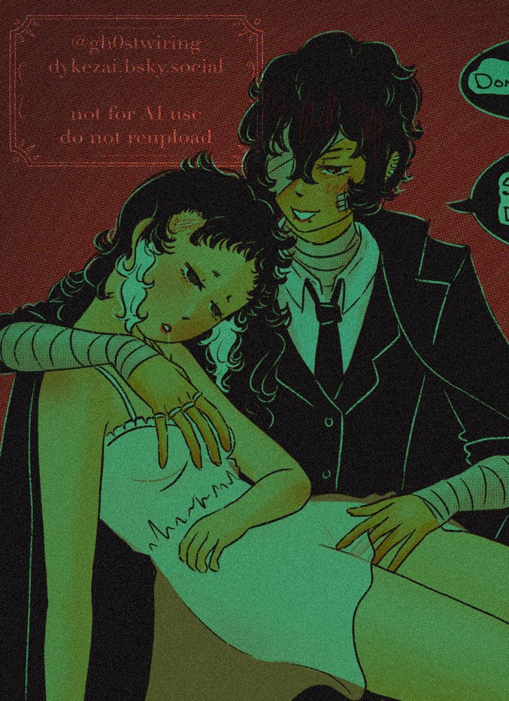 dykezai || 🔞 MINORS DNI (@gh0stwiring) on Twitter photo // genderswap, fem dazaku
<a href="/dazakuweek/">DAZAKU WEEK</a> day 7: illness/injury
definitely just in subspace! ignore the lobotomy scar haha
#DazAkuWeek25 // genderswap, fem dazaku
<a href="/dazakuweek/">DAZAKU WEEK</a> day 7: illness/injury
definitely just in subspace! ignore the lobotomy scar haha
#DazAkuWeek25