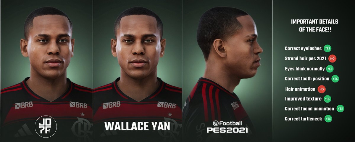 Wallace Yan - PES 2021 (PC MOD) 
- 
Request made by a member of the Intermediate Plan 🚀, become a member and enjoy its benefits too! 
- 
Download: 
Option 1 - buymeacoffee.com/jo7facemaker/e…
Option 2 - ko-fi.com/s/1b35a98f60
- 
#eFootball #PES #PES2021 #eFootball2025 #EAFC #EAFC25