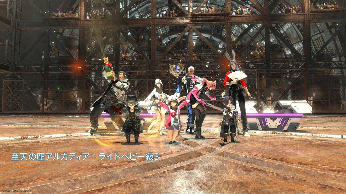 DEOU0415's tweet photo. ヴィエラに転生して気持ちも新たによいさんのアルカディアLH級（2、3層）に参加してきた😆
順調にクリア出来てよかったよかった👍
クルーザー級もがんば〜💪

#よいちゃんねる
#よいよいらいぶ
#ff14 https://t.co/SH0Uz0wOyD