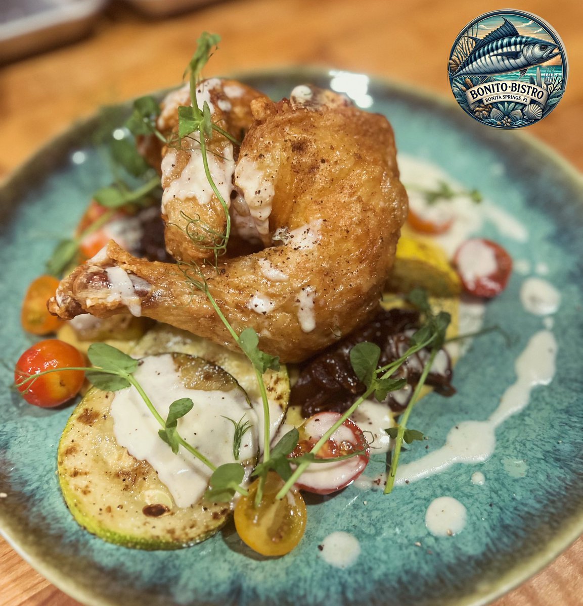 ChefPatrickH's tweet photo. Summer squash,  Roasted Chicken https://t.co/oiWZ0iwnxG