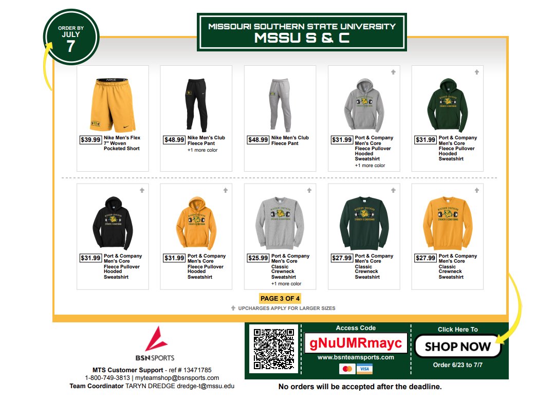 MSSU Strength & Conditioning tweet media