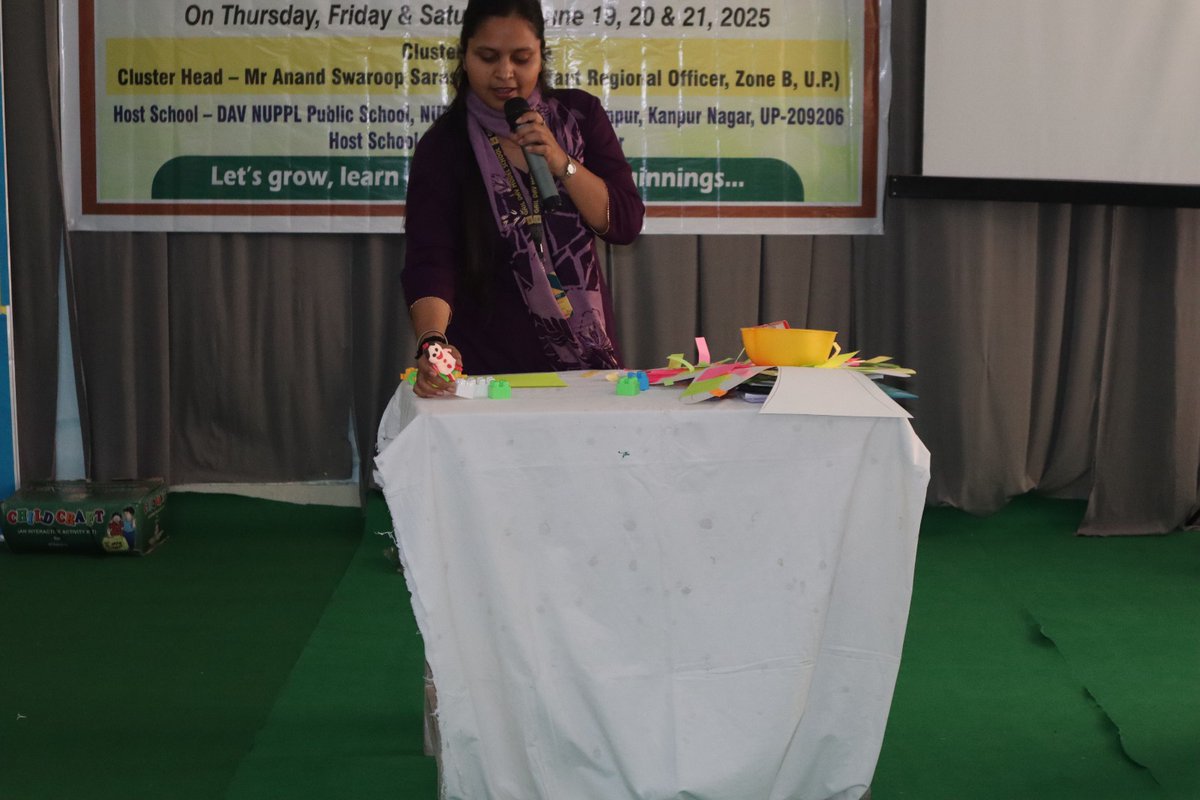 DAVNUPPL's tweet photo. ✨ Day 2 at DAV NUPPL's Teacher Training was all about nurturing young minds!
From cognitive development to emotional wellness &amp; nature-based learning, sessions inspired holistic early education.
Gratitude to all speakers &amp; passionate participants! 🌿📚
 #EarlyChildhoodEducation https://t.co/cfmiLVI01T
