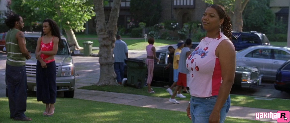 yakihair's tweet image. Queen Latifah as Charlene in &apos;Bringing Down The House&apos; (2003).