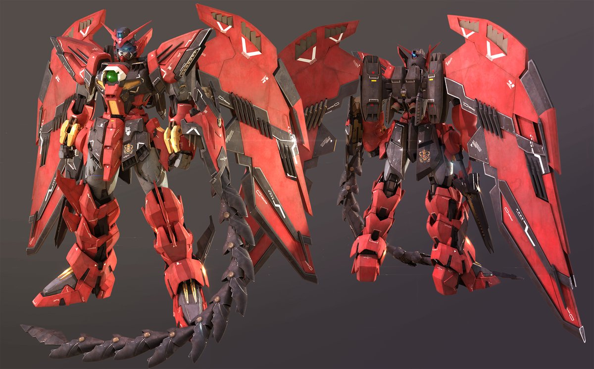 sandrum's tweet image. I feel like it&apos;s been so long, I&apos;ve been chipping away at Epyon for months due to time. I wish I had just a couple of months of free-time knock around. #gundam #ガンダム #lightwave3d #3dart