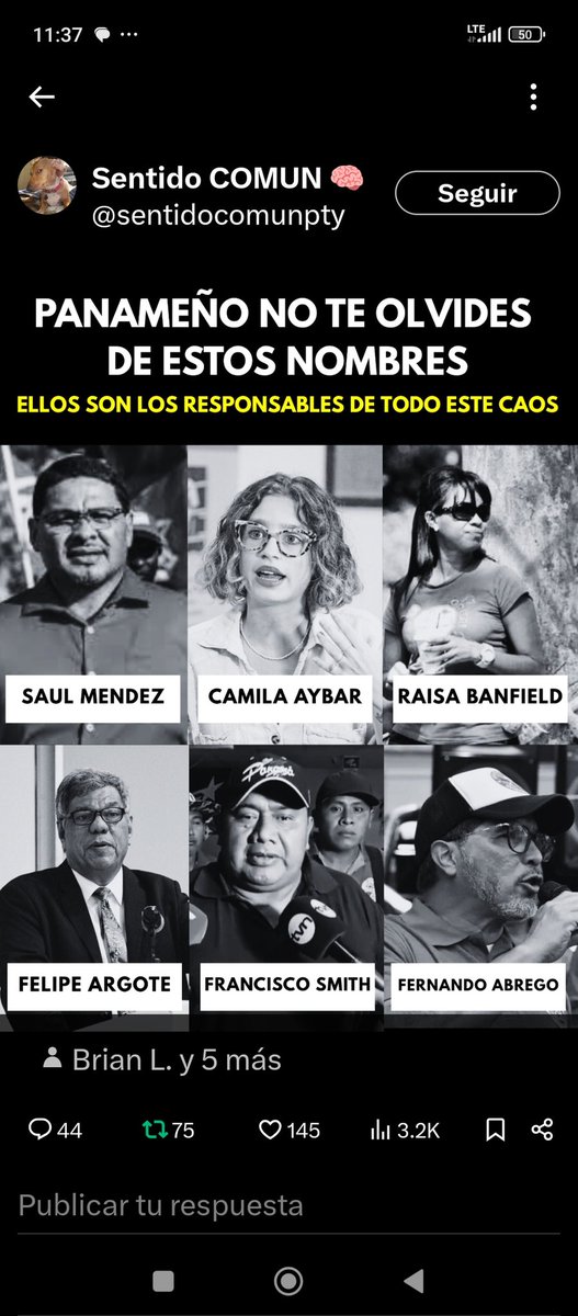 Panamá no te olvides que estos señores se defecaron 80mil empleos en 3 años.
Pero todos ellos cobran de sus sindicatos y ONGs sin trabajar.
Y el que los sigue en sus marcha se está comiendo un cable 220 sin protección.
#perdidadeempleo