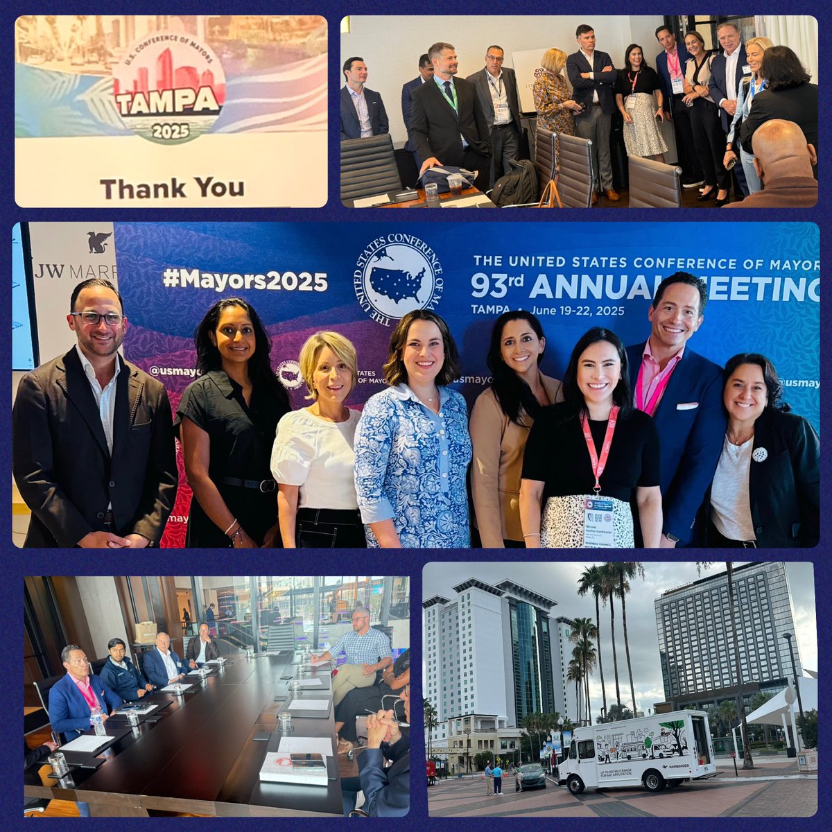 LSNPartnersLLC's tweet image. A strong showing from the LSN team at the Summer Meeting of the U.S. Conference of Mayors (@usmayors) in Tampa. Always a highlight to connect with mayors from across the country, engage with our clients, and support the important work shaping our cities. #Mayors2025