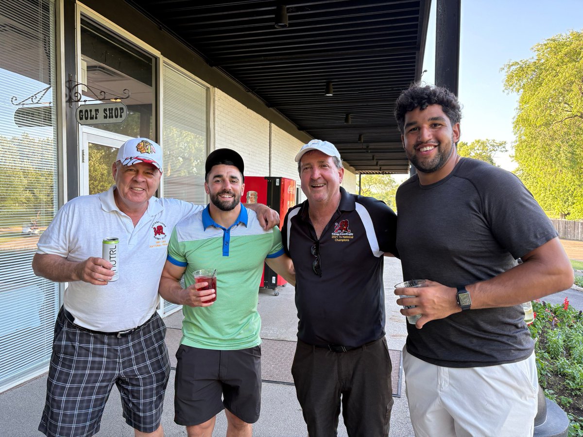clrfc's tweet photo. The Keith Brown President’s Cup Golf Outing was a great success on a beautiful Friday afternoon. Lions from all generations came out, had fun, and reconnected. Big thanks to our sponsors for making it all possible.
•
•
•
•
#ChicagoLions #KiethBrownPresidentsCup https://t.co/JmKHJ1CdX1