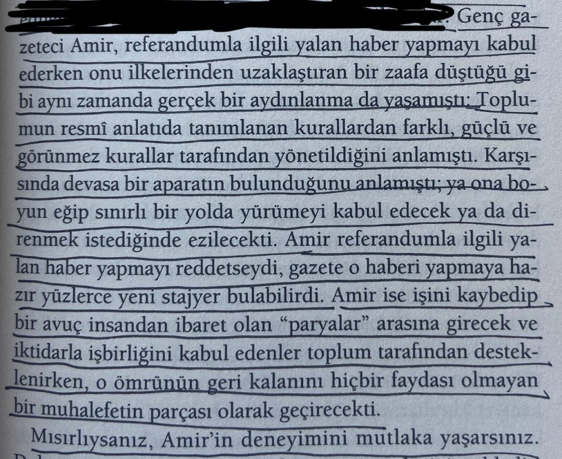 “Mısırlıysanız Amir’in deneyimini mutlaka yaşarsınız.”
