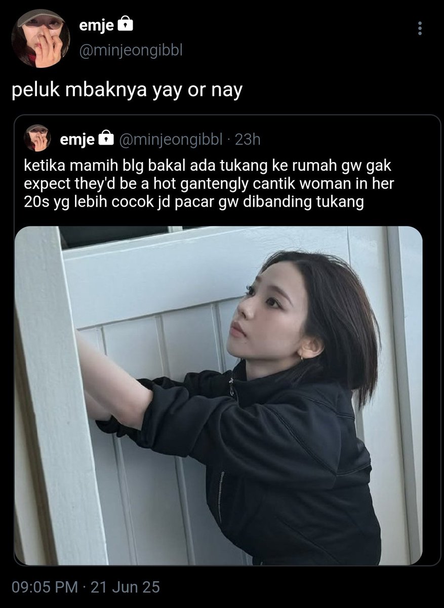 aetrocious's tweet photo. jiminjeong karwin few tweets au

— mbak tukang https://t.co/bXQy1EtWiW