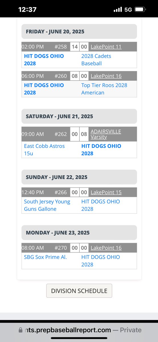 Ohio Hit Dogs 2028 tweet media