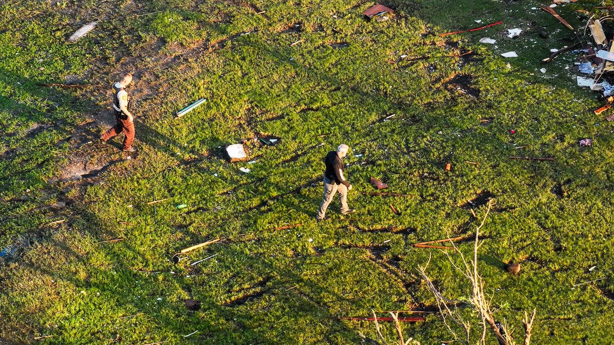 brianemfinger's tweet image. More pics from Friday/Saturday. Check out the gouge marks in the ground from all the debris! That was the fatality location.
Many more pics here on Facebook including evidence that the train car mostly rolled into the field.
m.facebook.com/story.php?stor…