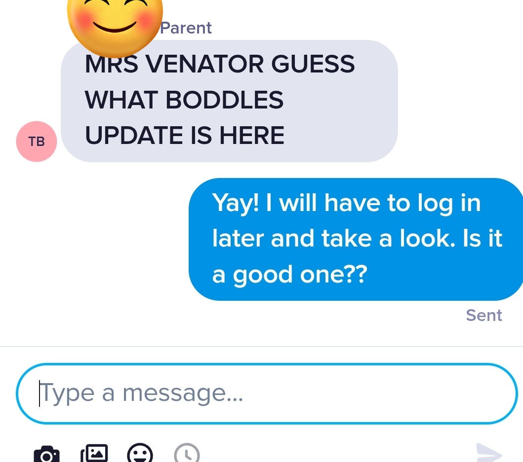 MrsVeeReads's tweet image. My students are already on summer vacation. But I have gotten 3 @ClassDojo messages already from 1 of them. He is so excited about the latest @BoddleLearning update! Warmed my ❤️.  

#teacher