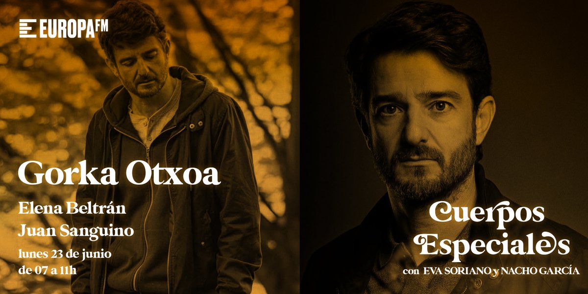 Mañana vendrá a Cuerpos Especiales para presentarnos su nueva serie, Desaparecido/Desagertuta, el gran <a href="/gorkaotxoa/">Gorka Otxoa</a>!

Además, <a href="/elenabeltran__/">Elena</a> nos hará un top 5 bodas históricas y <a href="/juanlsanguino/">Juan Sanguino</a> nos hablará de The Pussycat Dolls😁