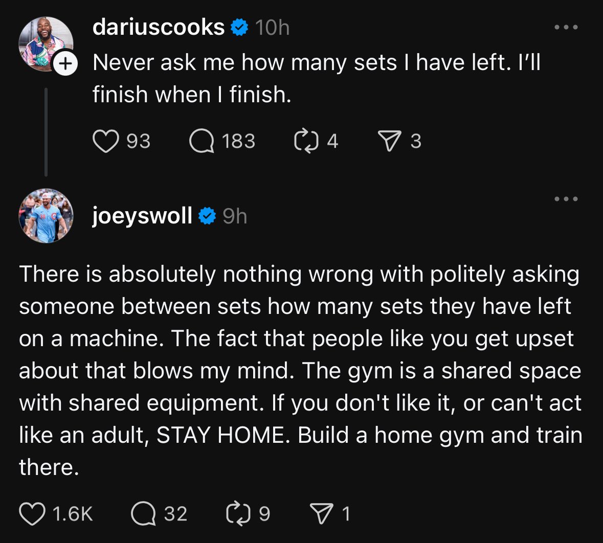 Imagine being upset someone asks a question.