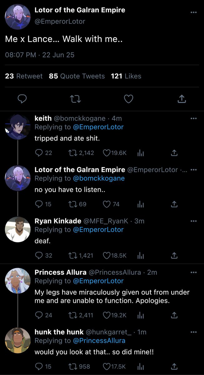 eingindis's tweet photo. lance harem except they all gang up on lotor πββοΈ #klance #ryance #allurance #hance https://t.co/sjB4bpHGim