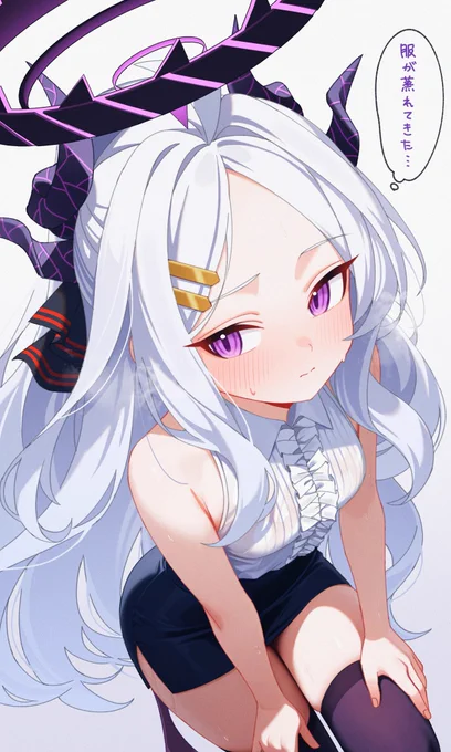 ヒナ 暑いね #ブルアカ