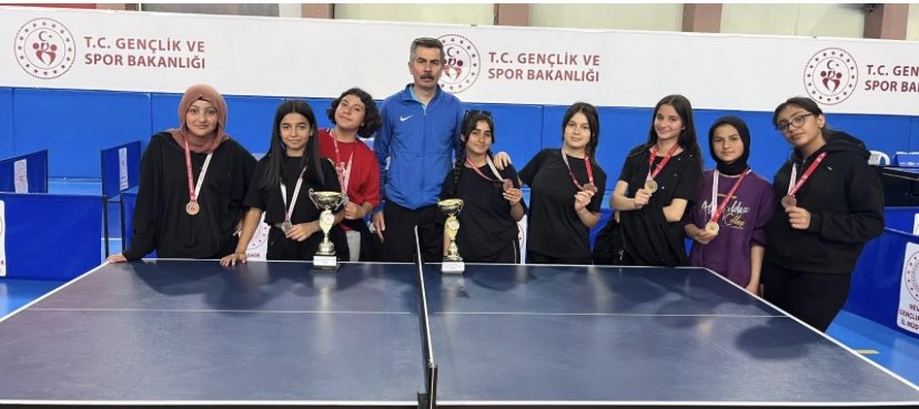 NevsehirMTenisi's tweet photo. Okul Sporları 2.Küme Yıldızlar Kız-Erkek Masa Tenisi Müsabakaları Sona Erdi. https://t.co/Ok8m5puwir