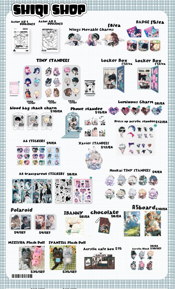 💜 AU/NZ Group Order
💜 GO Name: Capybara_roll
💜 GO Batch: Batch #66
💜 Duration: June 22 to July 3
💜 T&amp;Cs: tinyurl.com/akygmmtncs 
💜 Order Form: tinyurl.com/akygmmform

#StarRail #Xavier #ALNST #Ivan #Till #Mizi #Sua #Luka #Hyuna #AkyGMM #AkyGO