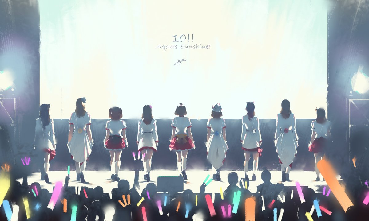 RegitionLee's tweet photo. Thank you for being there through all these 10 years!✨
#lovelive #Aqours #Aqours_永久Stage https://t.co/ehWbSK556C