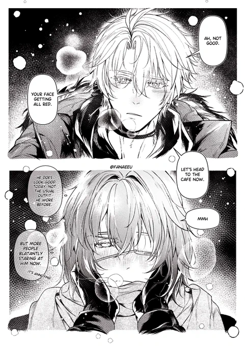 good looking puppy
(modern au) 
#phainaxa #ファイアナ

(1/2) 