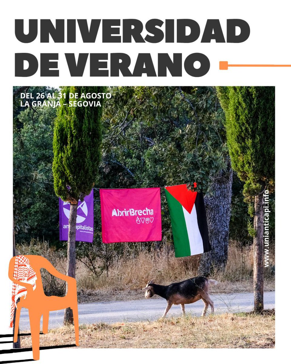 VX Edición de la Universidad de Verano Anticapitalista | La lucha por la liberación de los pueblos frente al imperialismo tiene lugar propio en la construcción de un proyecto Ecosocialista

🎟️Programa e inscripciones en unianticapi.info 

📲 Info en t.me/unianticapi