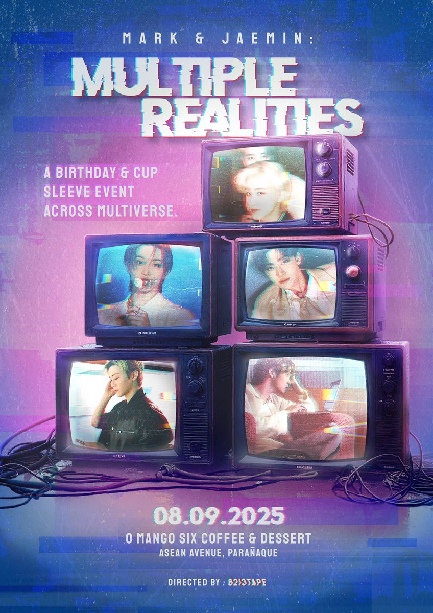 8213TAPE's tweet photo. Reserve your cosmic spot at Multiple Realities — a Mark and Jaemin birthday cupsleeve event celebrating every MARKMIN timeline we love. 🪐

Registration is now open! ⤵️
https://t.co/1GNuICFxP4

📍 OMango Six Coffee &amp; Dessert
📆 08.09.25

#MARKMINfiniteRealities
#8213TheFirstShow https://t.co/gF0LpUPBou