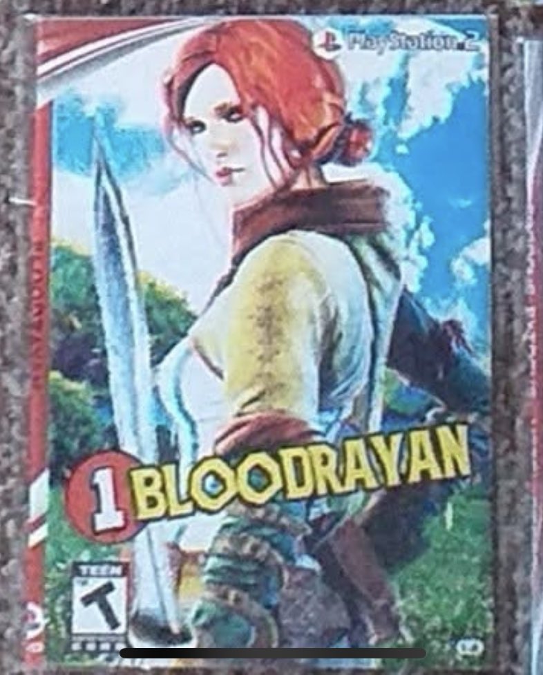 ranoiree's tweet photo. The original game vs. The libyan version. 
they used Triss as the MC and called it ‘Bloodrayan’ https://t.co/Gf0TN1sx5s
