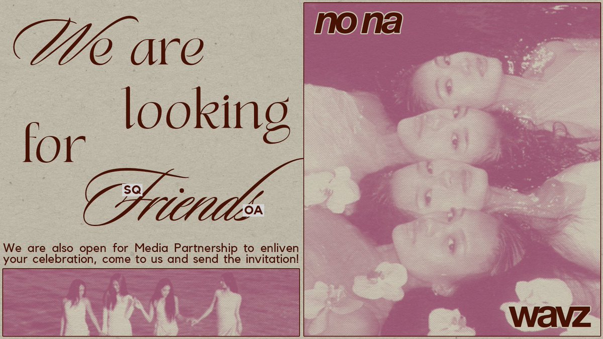 𓇢𓆸 Repost(s) are much appreciated! ˎˊ˗

Did you hear the sound of wave crashing to the edge of this shore? They bring gust of news to your ears, that we, 𝖭𝖮𝖭𝖠𝖶𝖠𝖵𝖹, has opened the gate wider for more friends and accepting 𝖬𝖾𝖽𝗂𝖺 𝖯𝖺𝗋𝗍𝗇𝖾𝗋𝗌𝗁𝗂𝗉 request(s)! 🌺