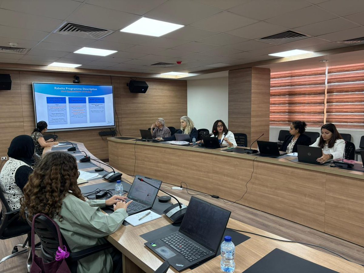 unwomenegypt's tweet photo. The 6th annual steering committee for #UNWEgypt - @UNIDOEgypt JP #Rabeha was held recently where reps. from both agencies &amp; @ncwegypt, @mti_egypt, @MOICEgypt, @Msmeda_eg &amp; @CanEmbEgypt reviewed JP achievements, lessons learned, &amp; the strategic implementation plan for 2025-2026. https://t.co/5jxBhh8Wvy
