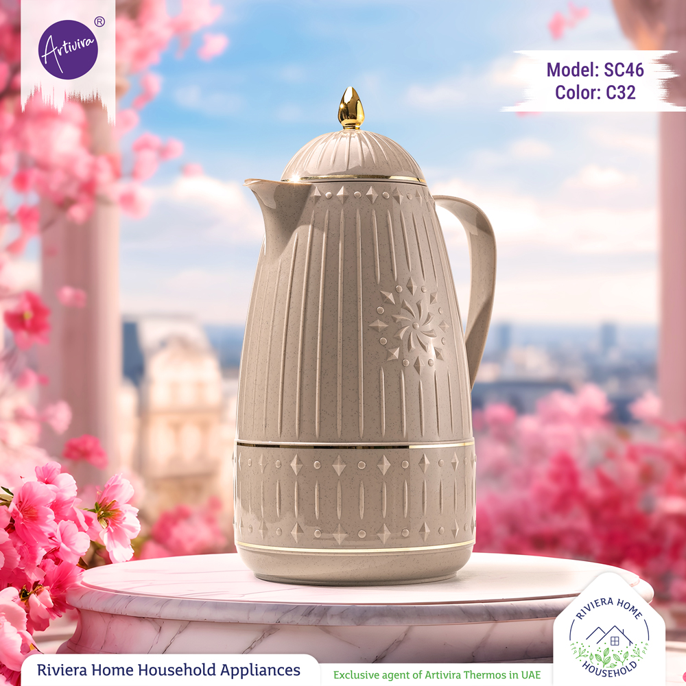 جمال الضيافة في لمسة فنان.✨
موديل SC46 من #ترامس_آرتيڤيرا… إبداع يجسد دفء اللقاء، وتفاصيل تعكس فخامة الذوق العربي الأصيل.