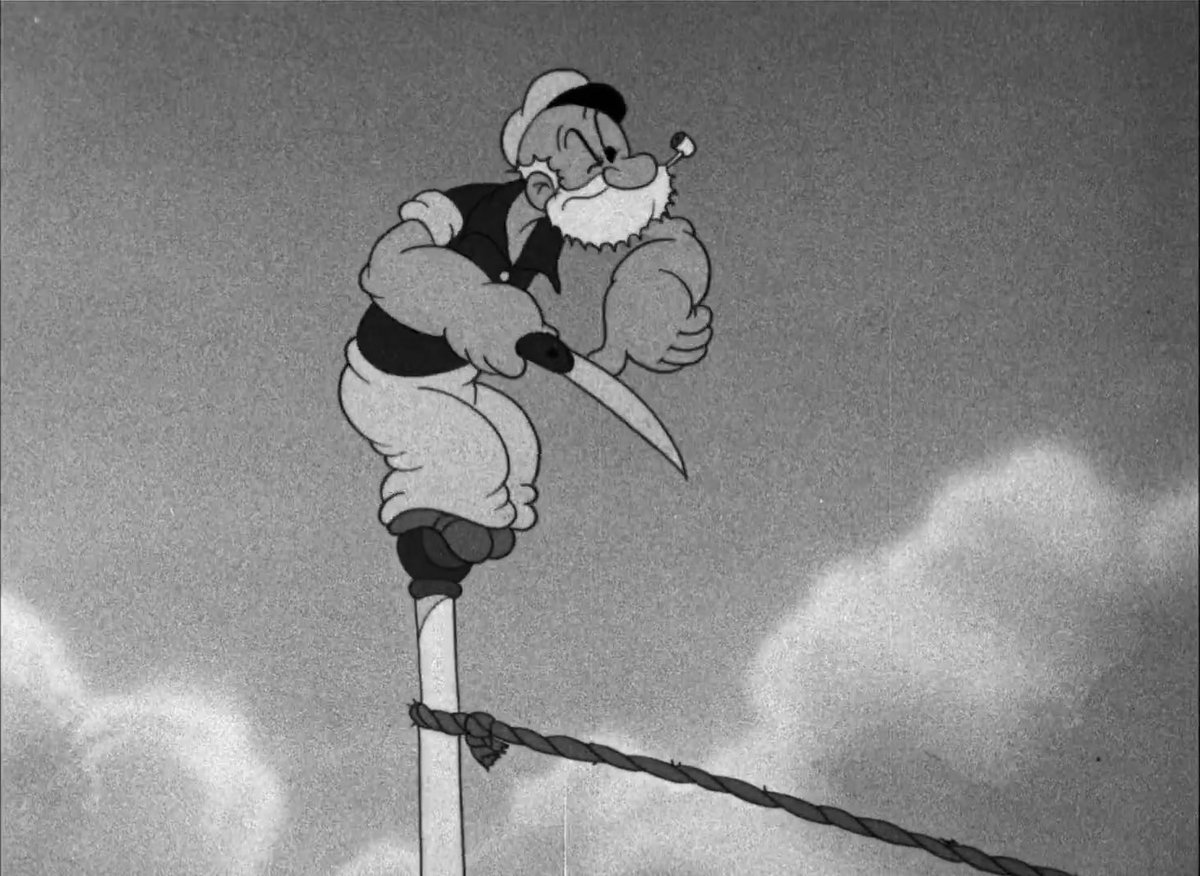 johnackerman29's tweet photo. It’s funny seeing how dark some of these Popeye shorts look compared to how it actually should look https://t.co/PSm44lJ666