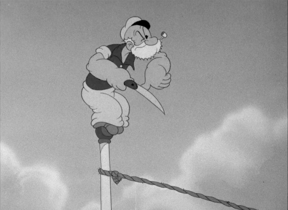 johnackerman29's tweet photo. It’s funny seeing how dark some of these Popeye shorts look compared to how it actually should look https://t.co/PSm44lJ666