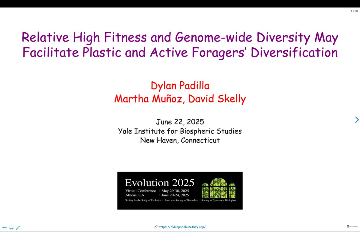 Taking place today at 16:00.  Slides can be found here: dylan-padilla.github.io/talk-EVO2025/