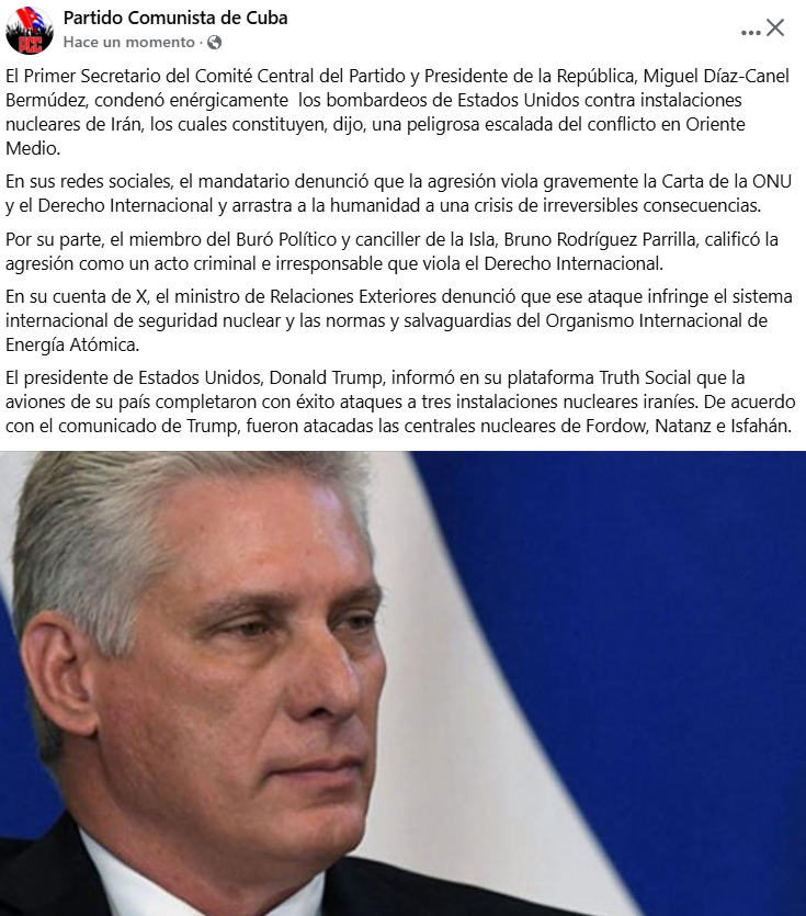 Partido Comunista de Cuba (@partidopcc) on Twitter photo 