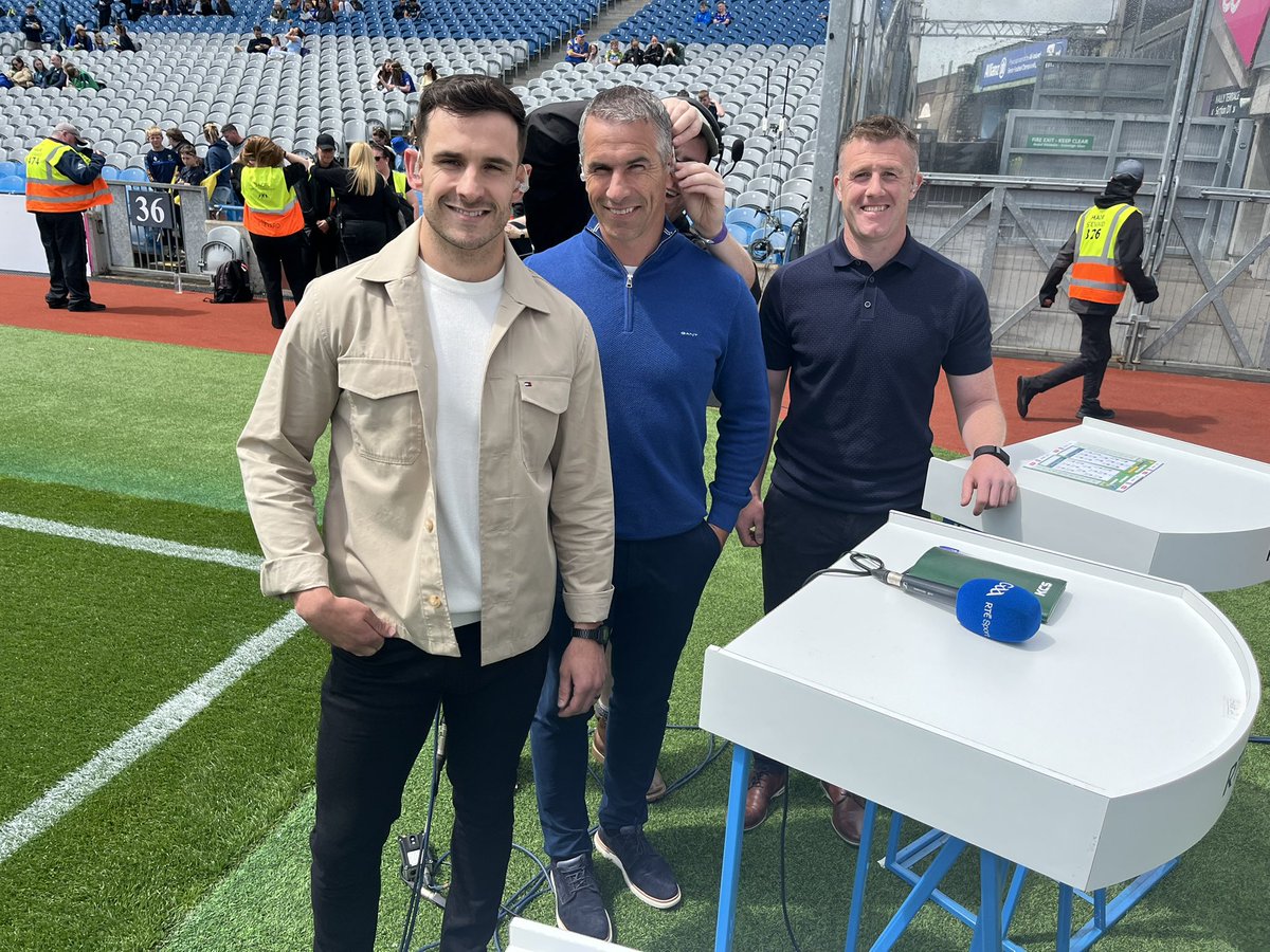 Joanne Cantwell (@joanne_cantwell) on Twitter photo We’re seriously lacking in defenders for our Tailteann Cup semi-finals! All sharp-shooters on the panel - Sligo captain Niall Murphy is with Dessie and Offaly’s Nigel Dunne for Wicklow v Limerick and Kildare against Fermanagh on <a href="/TheSundayGame/">The Sunday Game</a> on @rte2 from 1:30. #rtegaa We’re seriously lacking in defenders for our Tailteann Cup semi-finals! All sharp-shooters on the panel - Sligo captain Niall Murphy is with Dessie and Offaly’s Nigel Dunne for Wicklow v Limerick and Kildare against Fermanagh on <a href="/TheSundayGame/">The Sunday Game</a> on @rte2 from 1:30. #rtegaa