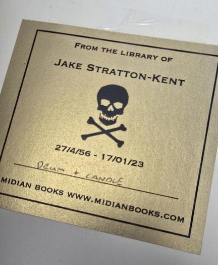 I would probably have bought this book on 'Brazillian Voodoo and Spiritism' anyway, but opening it up to discover the posthumous Jake Stratton-Kent bookplate basically turns it into a relic!