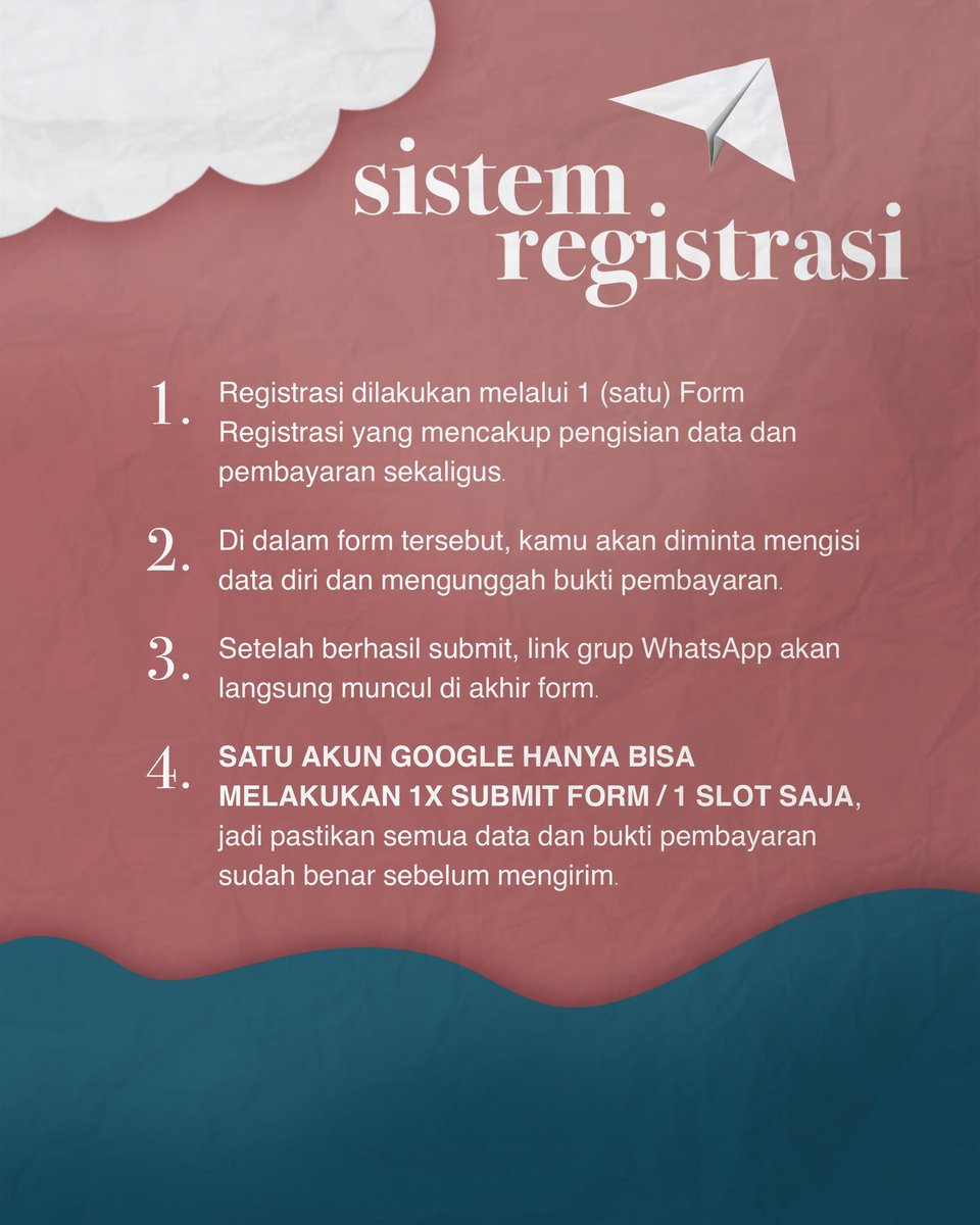 Event of My Day (@eventofmyday) on Twitter photo <a href="/eventofmyday/">Event of My Day</a> Proudly Present ;
Screening Online Fanmeet PIER 10: All My Days🫧
🗓️ Sunday, July 27th, 2025
📍 Alfa X S Parman, Grogol, West Jakarta
⏰ 14.00-End
💵 HTM 110k (Include Freebies, Food & Drink)
‼️OPEN REGIST TUESDAY AT 20.00 WIB‼️
‼️LIMITED SEAT‼️ <a href="/eventofmyday/">Event of My Day</a> Proudly Present ;
Screening Online Fanmeet PIER 10: All My Days🫧
🗓️ Sunday, July 27th, 2025
📍 Alfa X S Parman, Grogol, West Jakarta
⏰ 14.00-End
💵 HTM 110k (Include Freebies, Food & Drink)
‼️OPEN REGIST TUESDAY AT 20.00 WIB‼️
‼️LIMITED SEAT‼️