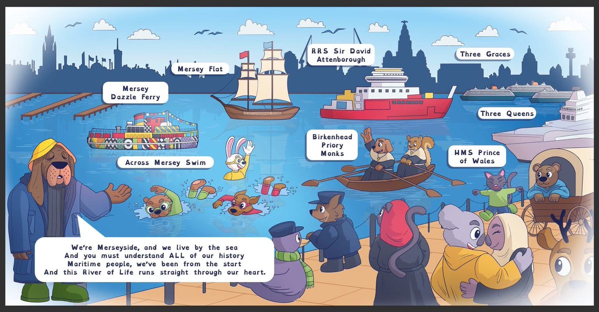 BillingReeves's tweet image. The Mersey holds a thousand threads—
More than we can see…
✨ So I’m asking you, my Fb friends:
What should flow for you with me?
🚢 Stop—Maritime! 🛑
Yes, you can touch this… 🎶
We’re creating something special for young learners—an illustrated journey along the River Mersey,…