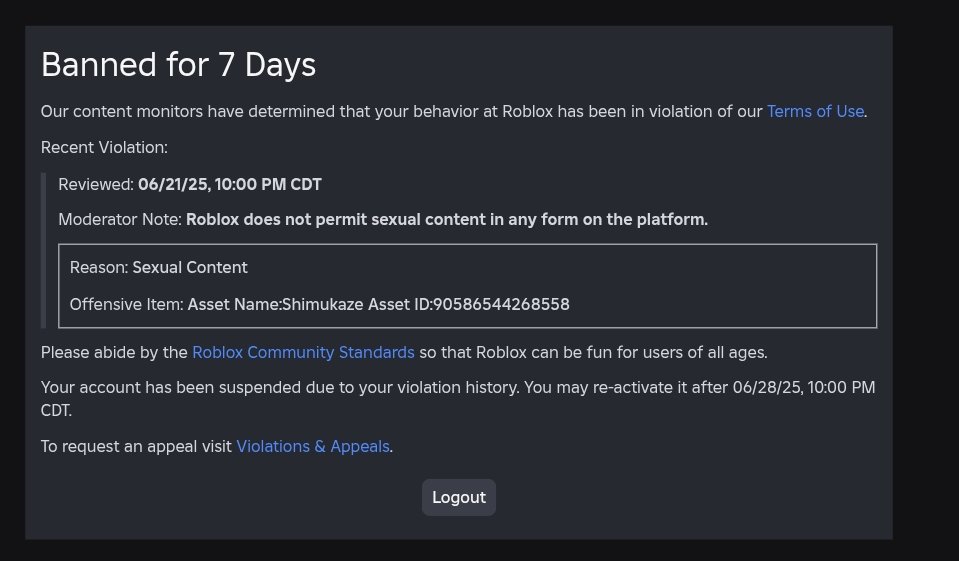 I'll take the 7 days.
