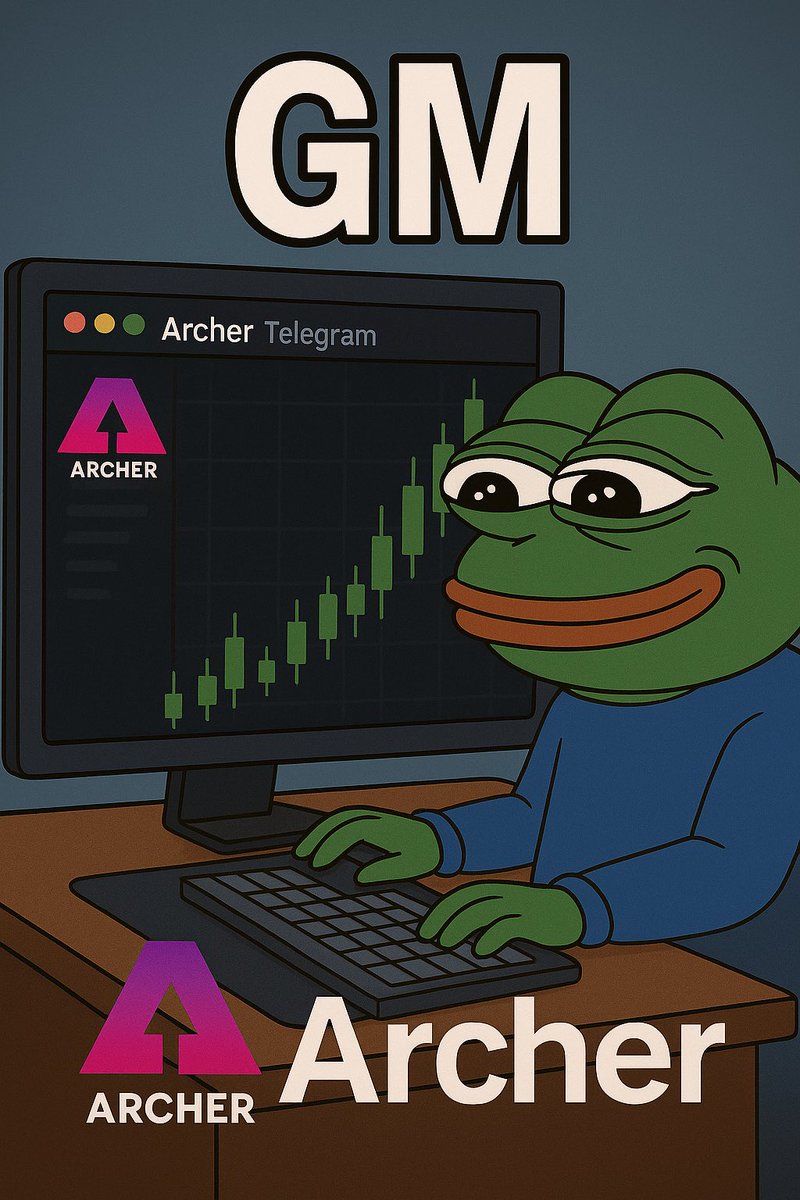 originx15's tweet photo. Bro woke up and chose volatility.

No TA. No indicators. Just vibes, $SOL, and the @Archer trading bot on Telegram.

Powered by @jrnyclub — because real traders don’t sleep, they auto-trade.

#Solana #TelegramTrading #CryptoMeme #GM #ArcherBot #DeFiDegens #WAGMI https://t.co/bbhGX7HXfK
