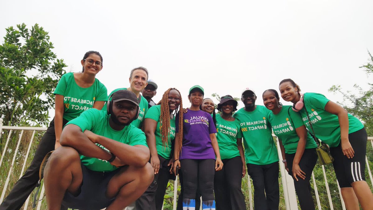 Thank you Team Congo Brazzaville for walking  that amputee women and children may walk again.  Weldone Team Congo Brazzaville. #HitTheStreet2025
#FeetofGraceFoundation 
#Increasingcapacity
#Charity #Fundraising 
#amputee #makingadiffrence
<a href="/IreneOlumese/">Irene Olumese</a>