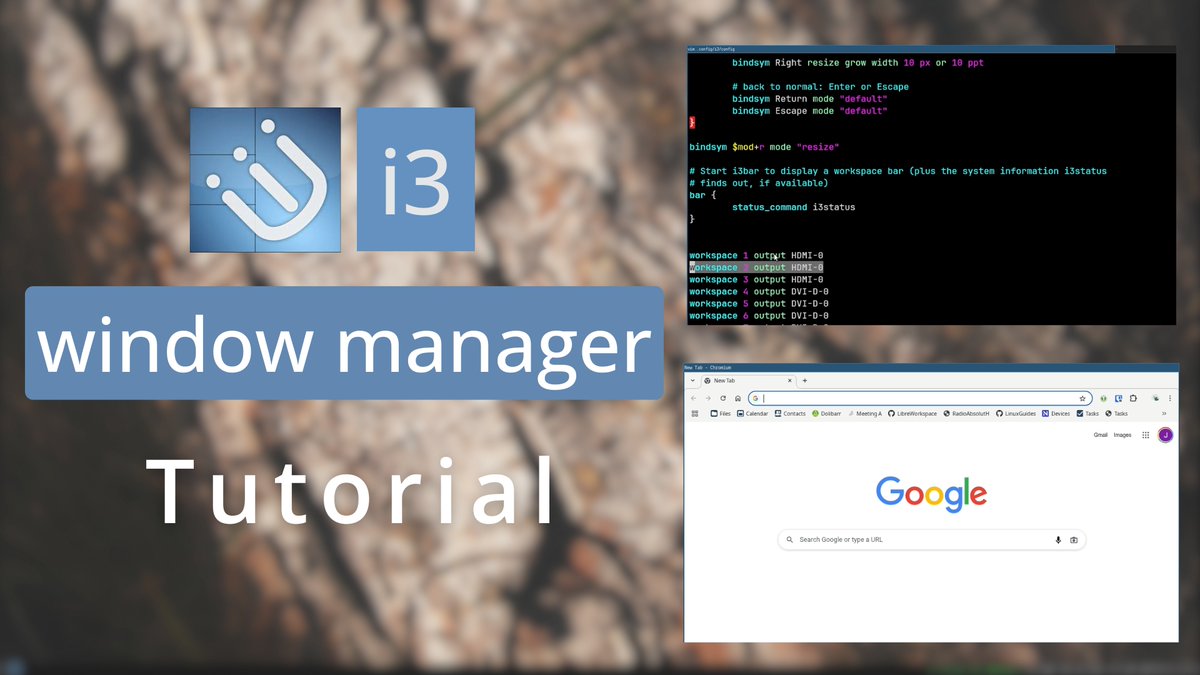 linuxort's tweet image. Now online: "i3 window manager - set up on Linux Mint | Tutorial"
youtu.be/0dxwUbuthDQ
#linuxort #linux #i3wm #opensource #linuxmint #ubuntu #debian