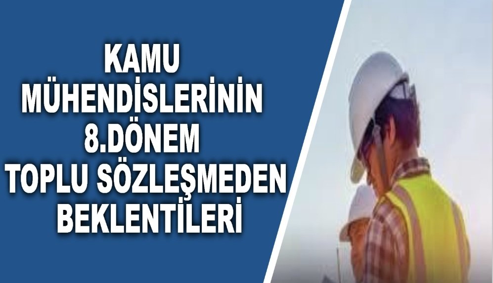 Kamu Mühendisleri mağduriyetlerinin giderilebilmesi, üstlendikleri görev ve sorumlulukların karşılığının verilmesi ile mesleki gelişimin teşvik edilebilmesi için yetkililerden ve sendikalardan 8. Dönem Toplu Sözleşme Masasından,

*Mühendislik Meslek Kanunu çıkarılması için adım