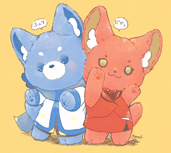モフフサちゃんのカイトとメイコ