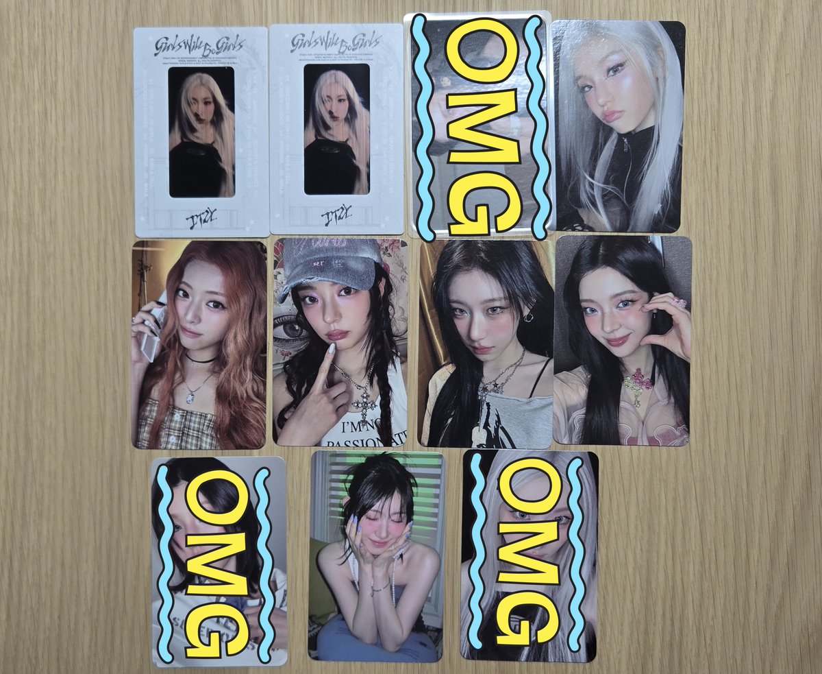 maple__yoo_'s tweet photo. ITZY Girls will be girls トレカ 交換
【出】1,2枚目
【求】リュジン 異種◎ 
店舗特典は異種リュジン
AppleMusic Musicplant https://t.co/ASDlu1aXer