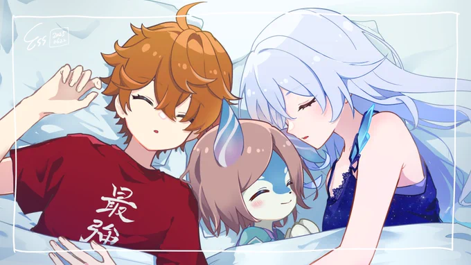 『テイワットで最強だった私、なぜか異世界でスローライフしている訳だが』 第1話のキャライラストを担当させていただきました! ゆるかわお話!最高ボイス!是非見てください～